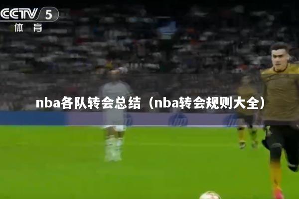 nba各队转会总结(nba转会规则大全)