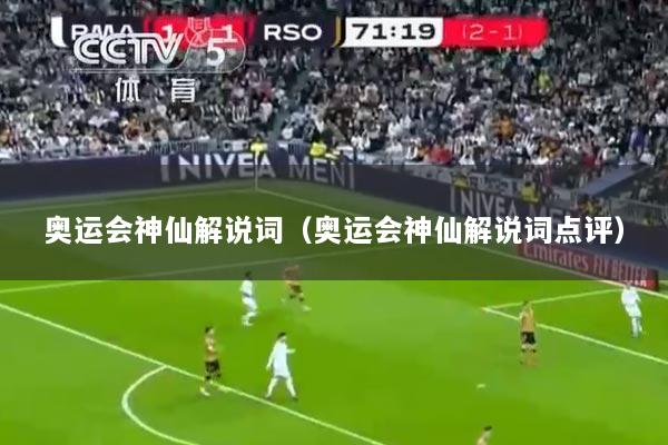奥运会神仙解说词（奥运会神仙解说词点评）