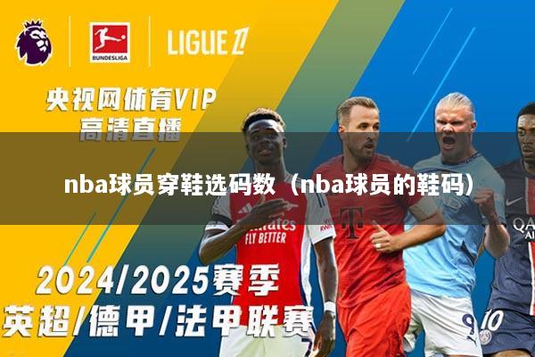 nba球员穿鞋选码数（nba球员的鞋码）