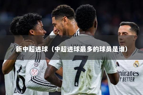 新中超进球（中超进球最多的球员是谁）